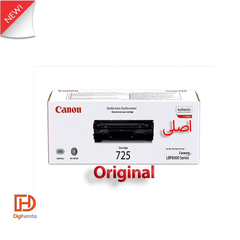 کارتریج مشکی کانن اصلی Canon Cartridge 725
