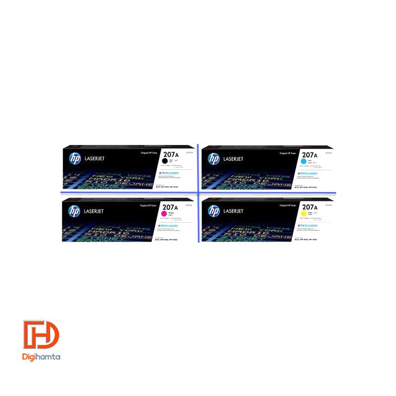 کارتریج تونر لیزری رنگی اچ پی HP 207A 4 Color Toner Cartridges