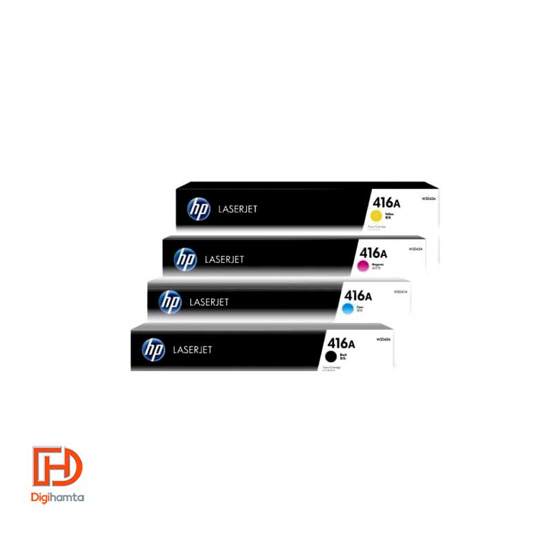 کارتریج تونر لیزری رنگی اچ پی HP 416A 4 Color Toner Cartridges