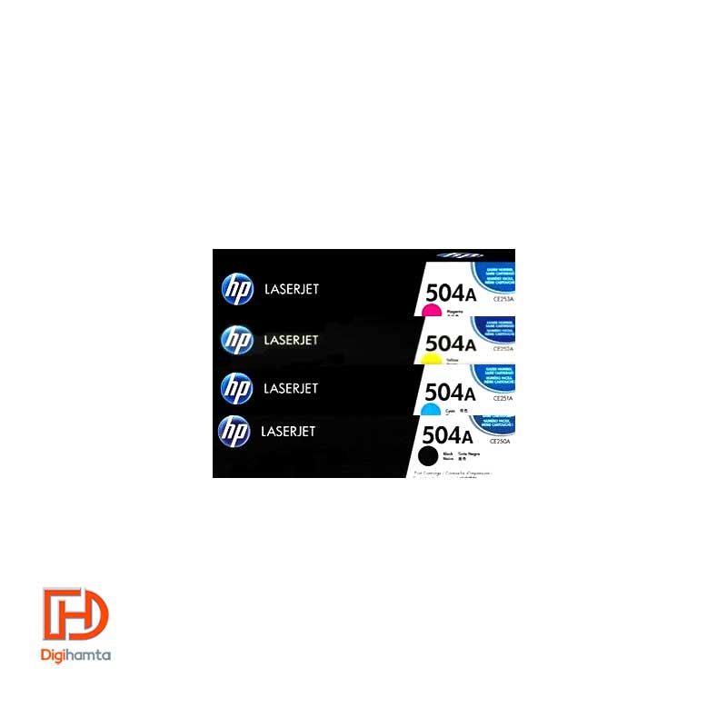 کارتریج تونر لیزری رنگی اچ پی HP 504A 4 Color Toner Cartridges
