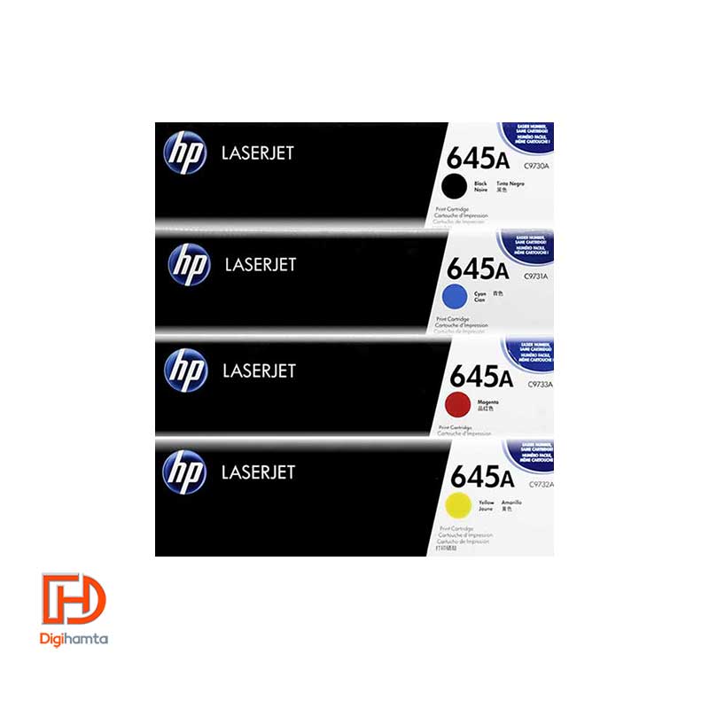 کارتریج تونر لیزری رنگی اچ پی HP 645A 4 Color Toner Cartridges