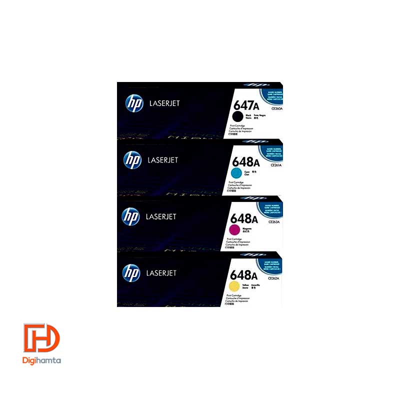 کارتریج تونر لیزری رنگی اچ پی HP 648A 4 Color Toner Cartridges